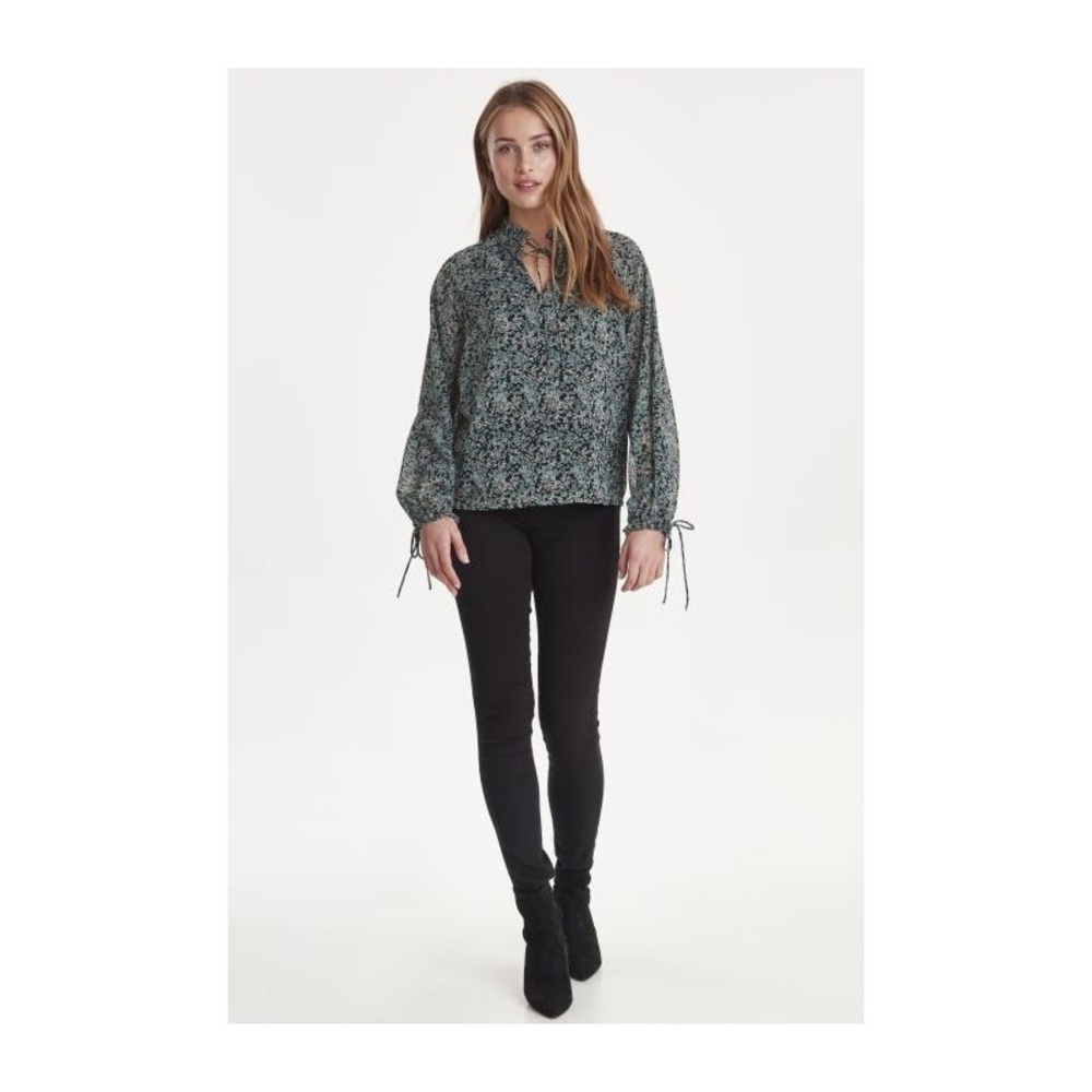 ICHI Floral Blouse - Picture 2 of 11